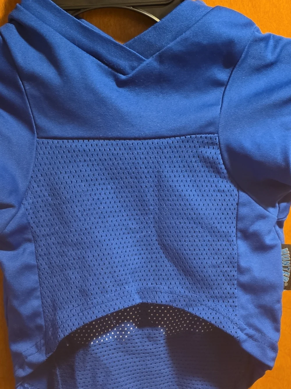 Hunter Royal Blue and White Giants Dog Jersey Size L